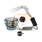 Portable Electric Camping Shower Pump AquaBathroom
