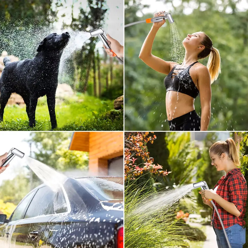 Portable Electric Camping Shower Pump AquaBathroom